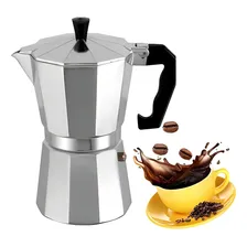 Cafeteira Manual Aluminio Italiana 3 Tazze Café Expresso Cor Cafeteira Manual Italiana Prateada Cafeteira Italiana Manual Cafe Expresso Foto mini  3