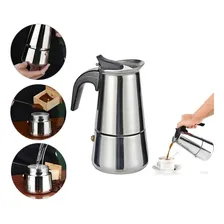 Cafeteira Moka Italiana Express 6 Xícaras Inoxidável 300ml Foto  mini 1
