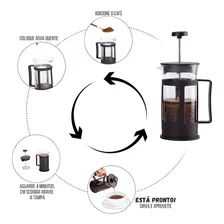 Cafeteira Prensa Francesa 350ml Café/Chá Foto mini 4