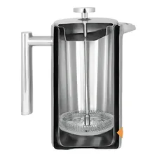 Cafeteira Prensa Francesa 800  Dupla Camada Inox Café Top Foto mini  2
