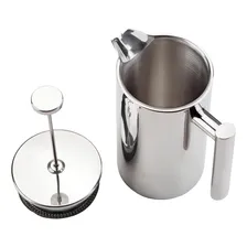 Cafeteira Prensa Francesa 800  Dupla Camada Inox Café Top Foto mini  3