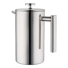 Cafeteira Prensa Francesa 800  Dupla Camada Inox Café Top Foto  mini 1