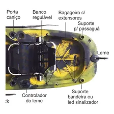 Caiaque Mero Duplo Caiaker Pesca Pronta ! Cor Exército Foto mini  2