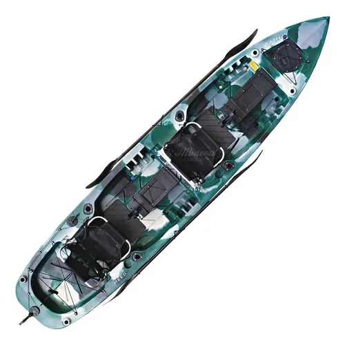 Caiaque Mero Duplo Caiaker Pesca Pronta ! Cor Exército Foto 1