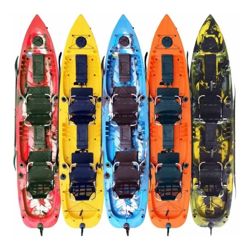 Caiaque Para Pesca Mero Duplo Caiaker Cor Vermelho Foto 1
