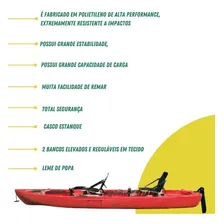 Caiaque Para Pesca Mero Duplo Caiaker Cor Vermelho Foto mini 3