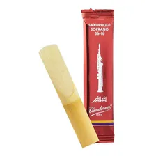 Caixa 10 Palhetas Sax Soprano Vandoren 2.5 Java Red Cut Foto mini  2