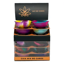 Caixa 12 Cuia Silicone Lavável Sadhu Colorido Maleável Foto  mini 1
