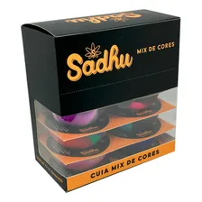 Caixa 12 Cuia Silicone Lavável Sadhu Colorido Maleável Foto mini  2