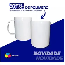 Caixa 20 Caneca Cilíndrica Polímero Sublimação Branca Foto mini 2