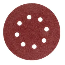 Caixa 5 Pcs Disco Lixa C/ Velcro 5 #100 8 Furos Mtx 738059 Foto mini  2