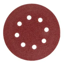 Caixa 5 Pcs Disco Lixa C/ Velcro 5 #80 8 Furos Mtx 738049 Foto mini 2