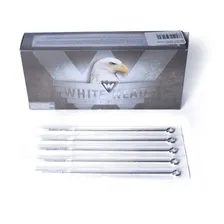 Caixa 50 Agulhas White Head Para Tatuagem Tattoo Calibre Da Agulhas 10 Foto mini 3