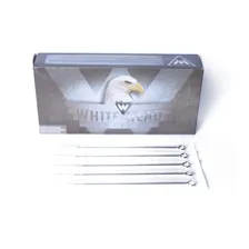Caixa 50 Agulhas White Head Para Tatuagem Tattoo Calibre Da Agulhas 10 Foto mini 1