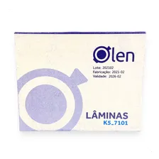 Caixa 50 Lâminas P/ Microscópio Ponta Lisa Lapidada 26x76mm Foto mini 3