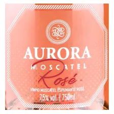 Caixa 6 Espumante Aurora Moscatel Suave Rose Vinho 750ml Foto mini  3
