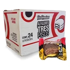 Caixa Alfajor Argentino Negro Las Colonias 24 Unidades Foto mini 1