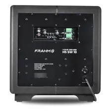 Caixa Alto Falante Sub Ativo Premium Hs Sw10 300w Rms Frahm Cor Cinza-escuro Foto mini 4