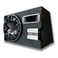 Caixa Amplificada 370w Subwoofer 12 Bravox + M贸dulo Taramps Foto mini 4