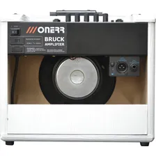 Caixa Amplificada cubo Onerr Bruck30 acoustic para violão cavaquinho ukelele Branco Foto mini 4