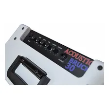 Caixa Amplificada cubo Onerr Bruck30 acoustic para violão cavaquinho ukelele Branco Foto mini 3
