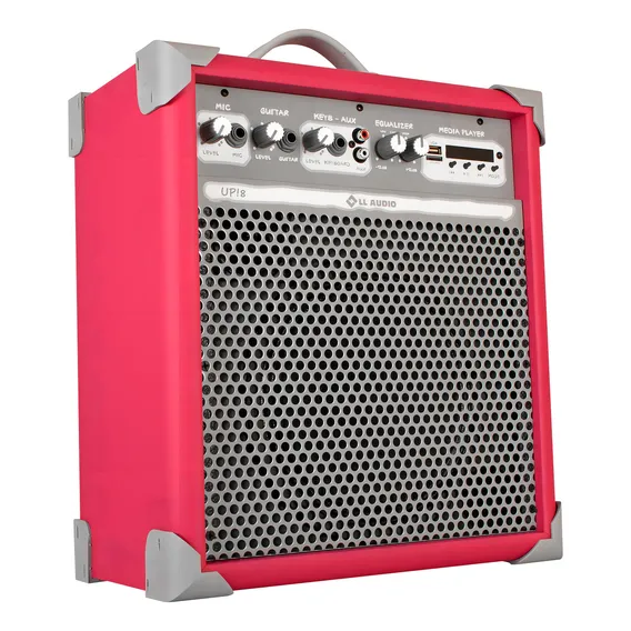 Caixa Amplificada Multiuso Ll Audio Up8 Rosa Foto 1