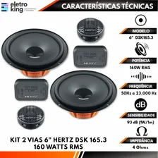 Caixa Ativa Amplificada Subwoofer Jbl Sw8a-ms 200W 2x100W + 04 Altos Falantes Hertz Dsk165 160W cada Par Kit Duas Vias 4 Ohms Foto mini  3
