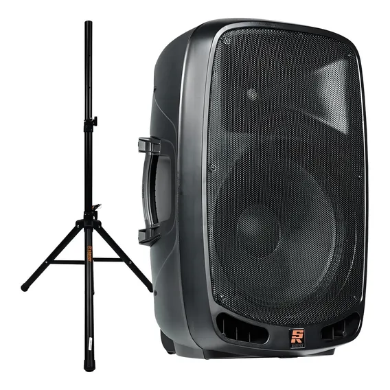 Caixa Ativa Staner 15 Ps1501 Bluetooth 200w Rms + Tripé Cor Preto 110v/220v Foto 1