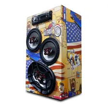 Caixa Automotiva Residencial Bob Corujinha Bravox Taramps Cor America Foto  mini 1