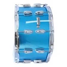 Caixa Bateria Phx 14x8 Madeira Cromado Pele Cristal Azul Foto mini 3