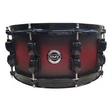 Caixa Bateria Rmv 14x5,5 Com 10 Afinadores E Pele Rmv Casco Vinho Foto mini  2