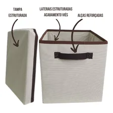 Caixa Baú Grande Para Closet Organizador Com Tampa Multiuso. Foto mini 3