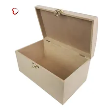 Caixa Bau Multiuso Com Fecho Para Cadeado Em Mdf Foto mini  2