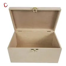 Caixa Bau Multiuso Com Fecho Para Cadeado Em Mdf Foto mini 4