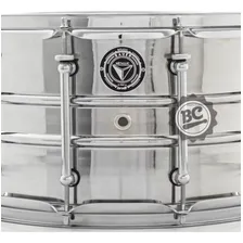 Caixa Bauer Steel Shell 14x8¨ Tcm41 Canoas Tube Lugs Foto mini 4