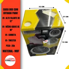 Caixa Bob Residencial Completa Medio 10 Grave 12 Pol 4 Vias Foto mini 2