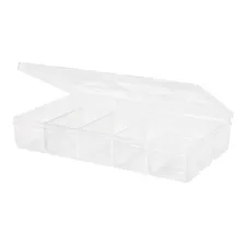 Caixa Box Guarda Tudo Com 7 Divisórias Transparente Médio Foto mini  2