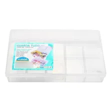 Caixa Box Guarda Tudo Com 7 Divisórias Transparente Médio Foto  mini 1