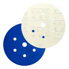 (caixa C/ 10) Disco Hookit Blue 3m - Grão 40 A 800 Quantidade De Cascalhos 500 Foto  mini 1