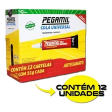 Caixa C/ 12 Un Cola Pegamil Universal 51g Artesanato Foto  mini 1