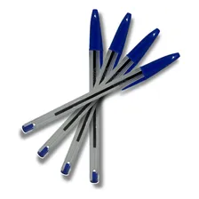 Caixa C/50 Caneta Azul Esferográfica Bic Cristal Papelaria Foto mini 2