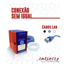 Caixa Cabo De Rede Internet Cftv Cameras Cat5e 305m Utp Foto mini  3