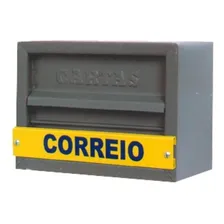 Caixa Carta Para Grade/muro 1/2 Tijolo Com Trava Amarela Foto mini 1