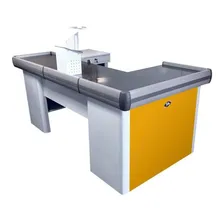 Caixa Check-out Empacotador 2m + 10 Cestos Compras Amarelo Foto mini  3