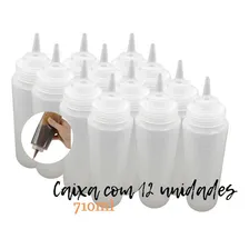 Caixa Com 12 Bisnagas Hamburgueria 710ml Mostarda Maioneses Foto mini 1