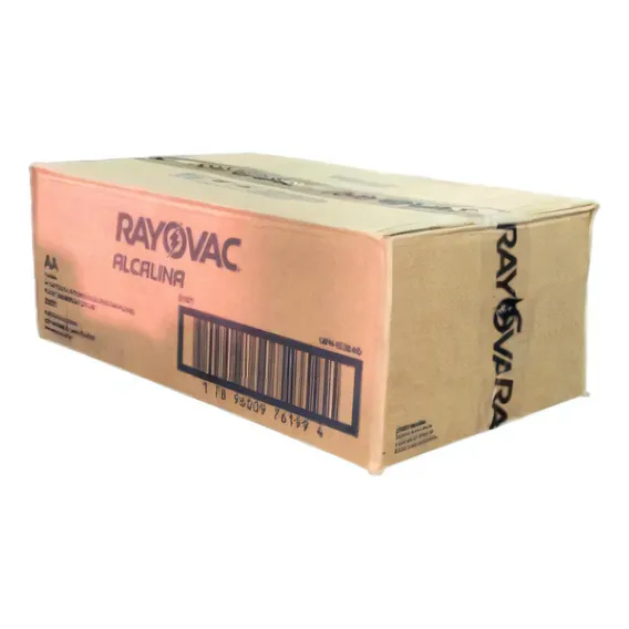 Caixa Com 24 Cartelas Pilha Aa C/ 6 Alcalina - Rayovac Foto 1