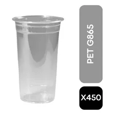 Caixa com 450 Copos Plásticos PET Transparente 650ml Galvanotek G-865 Foto mini 1