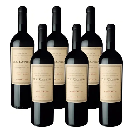 Caixa Com 6 Vinho Argentino Dv Catena Malbec Malbec Foto 1