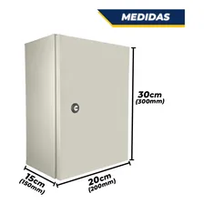 Caixa Comando 30x20x15 Painel Eletrico Quadro Comando Hermetico 300x200x150mm (i) Caixa Montagem Foto mini 4