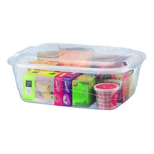 Caixa Container Organizador Multiuso 10 Litros Transparente Foto mini 1